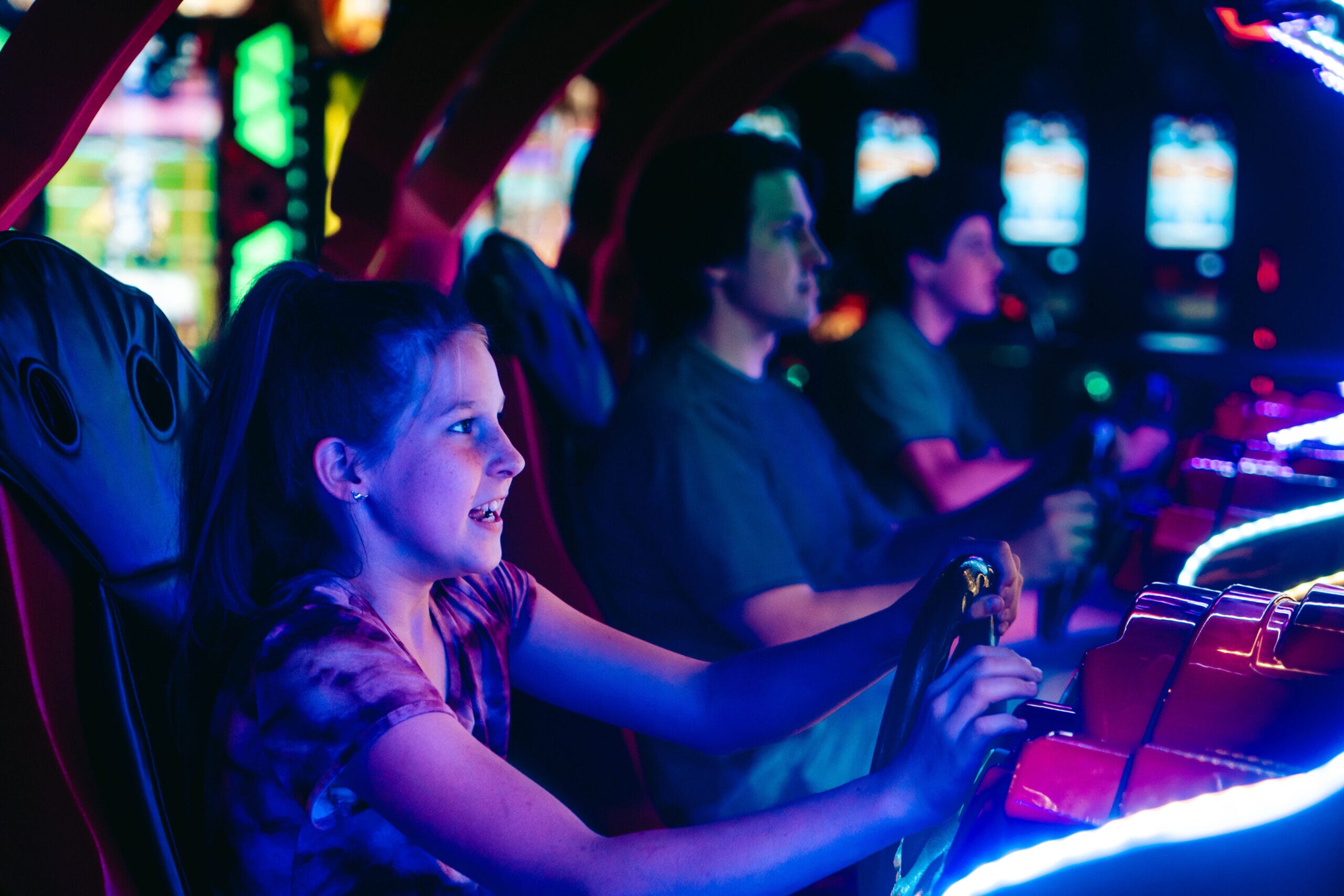 Kids playing Amusement Game